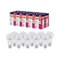 Osram LED Star Value Classic A60 LED Lampe für E27 Sockel, Birnenform, FR, 806 Lumen, tageslichtweiß (6500K), Ersatz für herkömmliche 60W Glühbirnen, nicht dimmbar, 10er-Pack