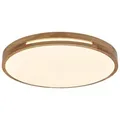 OSRAM Holz Decor Deckenleuchte Orbis Woodburry 30cm 16W Click DIM - Dimmen in drei Stufen durch wiederholtes Schalten