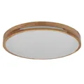 LED Deckenlampe Holz Metall OSRAM 3000K Click-DIM Ø30cm Deckenleuchte Wohnzimmer