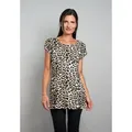 Seidel Moden Longshirt Exklusiv bei OTTO mit Animal-Leo-Print -MADE IN GERMANY beige 44 EU