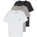 BOSS T-Shirt TShirtRN 3P Classic (Packung, 3-tlg) mit BOSS Stickerei bunt S (46)