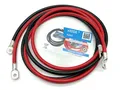 Batteriekabel Set 35 mm² 200 cm M8 flexibel für Auto Boot Motorrad Lkw