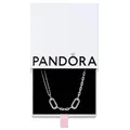 PANDORA ME Doppel-Gliederhalskette aus Sterling Silber, Kompatibel ME Collection, 45mm, 392303C00-45