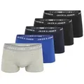 Jack & Jones Boxershorts (5-St) blau|grau|schwarz M