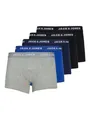 JACK&JONES Boxershorts 5er Pack Essential Trunks Kurze Unterhosen Logodruck Muster JacLee, M