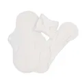 ImseVimse Cloth Pads Active waschbare Stoffbinden 3er-Set Regular Natural Ecru