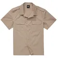 Brandit US Ripstop Shirt Short Sleeve, Farbe: beige, Größe: L