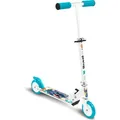 Disney Stitch 2-Rad Kinderroller Klappbare Fußbremse Weiß/Petro Blau - Weiß