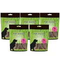 Schecker 5 x 100g REH PUR Streifen - ohne irgendwelche Zusätze - leicht teilbar - weich - ideal für empfindliche Hunde und Allergiker