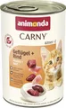 animonda Carny Katzen Nassfutter Kitten Geflügel + Rind (12 x 400g), Kitten getreidefreies Katzennassfutter ohne Zucker für wachsende Kätzchen bis 1 Jahr, mit frischen Zutaten
