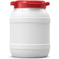 CurTec 3,6 L - 110 L Drehdeckelfass Kanu Fass wasserdicht lebensmittelecht 6,0 Liter - Weiß