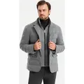 Ombre Clothing Übergangsjacke für Männer Reider grau S - Grau - S