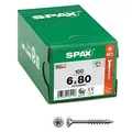 SPAX Universalschrauben T30 Senkkopf WIROX 0191010600803 6 mm x 80 mm, 100 St.