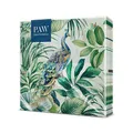 PAW - Servietten 3-lagig (33 x 33 cm) I 20 Stück I Perfekt für Geburtstage, Partys, Hochzeiten, Kommunion und Feiern I Papierservietten Bunt - Sommer, Pfau, Laub I Farbe: Peacock