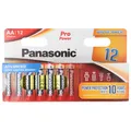 12 Sparpack Panasonic Pro Power AA Mignon Batterien, ideal für Geräte mit mittlerem und hohem Energiebedarf