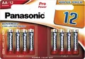 1x12 Panasonic Pro Power LR 6 Mignon AA
