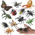 12 Stück Große Kunststoff Realistische Insekten, Realistische Insekt Spielzeu...