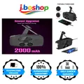 Solar Radio mit Kurbel und USB Lader 2000mAh Powerbank LED Taschenlampe Not