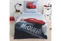 MTOnlinehandel Bettwäsche Cars 135x200 + 80x80 cm, 100 % Baumwolle, Renforcé, 2 teilig, Jungen Kinderbettwäsche Disney's Cars Auto, Lightning McQueen