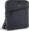 bugatti Umhängetasche Tablettasche Universum Crossbody Bag Black dunkelgrau