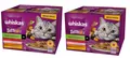 Whiskas 1+ Katzenfutter Tasty Mix Chef´s Choice in Sauce, 24x85g (2 Packungen) Hochwertiges Nassfutter für ausgewachsene Katzen in 48 Portionsbeuteln