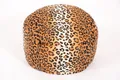 Hocker Sitzsack Tierfelloptik Pouf Tieroptik Gepardfell Ø47/34 cm