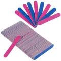 Einweg Nagelfeile Feile 180 240 Fein Holz Blau Rosa Duo Maniküre Set 100 stk