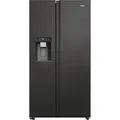 HAIER HSW79F18DIPT SBS 90 SERIE 7 Side-by-Side (601 l, D, 1775 mm hoch, Edelstahl schwarz)