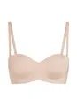 HUNKEMÖLLER Gepolsterter trägerloser Push-Up BH mit Bügeln Smooth - Rugby tan - 85D