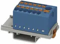 PHOENIX CONTACT PTFIX 6/12X2,5-NS35 BU Verteilerblock, Block mit senkrechter Ausrichtung und integrierter Einspeisung, 690 V, 24 A, Anzahl der Anschlüsse 13, Querschnitt 0,14 mm²-4 mm², Blau, 8 Stück