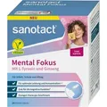 sanotact® Mental Fokus Direkt-Sticks – Mit L-Tyrosin, Ginseng & Zink | B-Vitamine für Energie & Konzentration