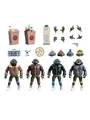 NECA Pack 4 Punk Ninja Turtles Actionfiguren 18 cm