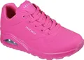 Skechers Uno - Night Shades Damen Fashion-Sneaker in Monochrom Hot Pink, 73667-HTPK