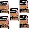 10ER Duracell Alkaline Batterien MN21 12V Langlebigkeit 23A Blister