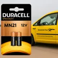 2er Alkaline Batterie Duracell 23A 12V Volt p23ga Mn21 V23GA A23 A23G im Blister