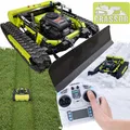 Robot-Rasenmäher MultiForce 800GT-G23P Climb – Hybridantrieb 23HP Loncin 608cc | 800 mm Schnittbreite | 2×1000W Antrieb | 70° Steigung | Elektrische Schnitthöhenverstellung 1–20 cm | Schneeräumschild Set | Fernbedienung 500 m Reichweite