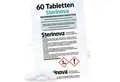 JB White Chlortabletten JB White Puritabs Sterinova 60x Rudergerät Wasser Tabletten je 25L, (Spar-Set, 10x 6 Tabletten), Für Waterrower, tötet Bakterien und Algen, entkeimt Trinkwasser