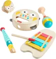Fisher-Price® Spielzeug-Musikinstrument Holzinstrumente, (Set, 6 tlg)
