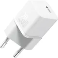 Baseus Mini wall charger GaN5 20W (white) (20 W, 1 Port) (CCGN050102)