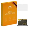 atFoliX Panzerfolie kompatibel mit Apple MacBook Pro 2021 14 inch Schutzfolie, entspiegelnde und stoßdämpfende FX Folie (2X)