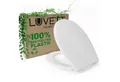 LUVETT WC-Sitz Recycling R700 Öko, 250kg Belastbar Softclose Absenkautomatik, O-Form, mit Original SoftClose® Absenkautomatik