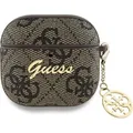 Guess 4G Charm Collection Cover für Apple Airpods 4 - brown (Kopfhörer Tasche) (GUA4G4GSMW)