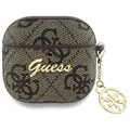 Fall CG MOBILE Guess 4G Charm Collection für AirPods 4 (Braun)