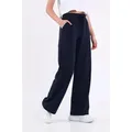 COMEOR Jogginghose Damen für lässigen Komfort und modernen Stil mit weitem Bein blau L