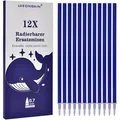 Radierbare Ersatzminen kompatibel mit Legami Blau 07mm 12er Set für Kugelschr...