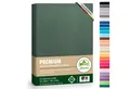 leevitex® Spannbettlaken Spannbettlaken Premium Elasthan, Gummizug: rundum, blickdicht, Anti-Pilling, 97% Baumwolle, 3% Elasthan, 40 cm Steg