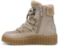 Marc OߴPolo Damen Boots mit Teddyfutter warm, Beige (Light Taupe), 37
