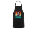 Spreadshirt Kochschürze Alpapa Cooles Lama Papa Kochschürze, (1-tlg)