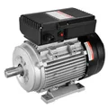 VEVOR 1,1 kW Elektromotor 2800 U/min, AC 220–240 V 7,1 A, 90 S, B3-Rahmen, Luftkompressormotor einphasig, 24 mm Keilwelle, Rechts-/Linkslauf für landwirtschaftliche Maschinen und allgemeine Geräte