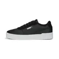 PUMA Women's Fashion Shoes CARINA 2.0 LASER CUT Trainers & Sneakers, PUMA BLACK-STRONG GRAY-PUMA SILVER, 38